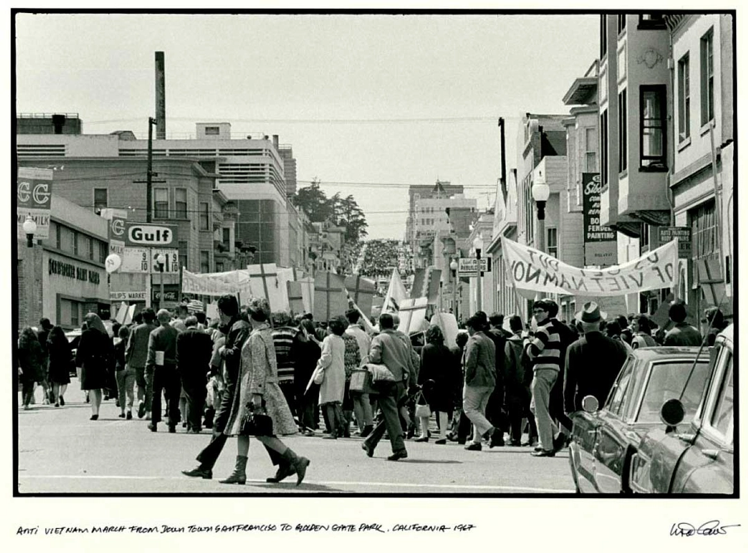 antiwar vietnam march san francisco counterculture movement