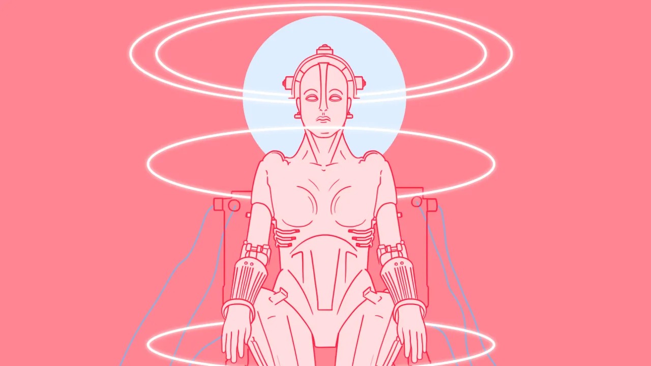 Presente y futuro de la sexualidad e inteligencia artificial retro futurista2